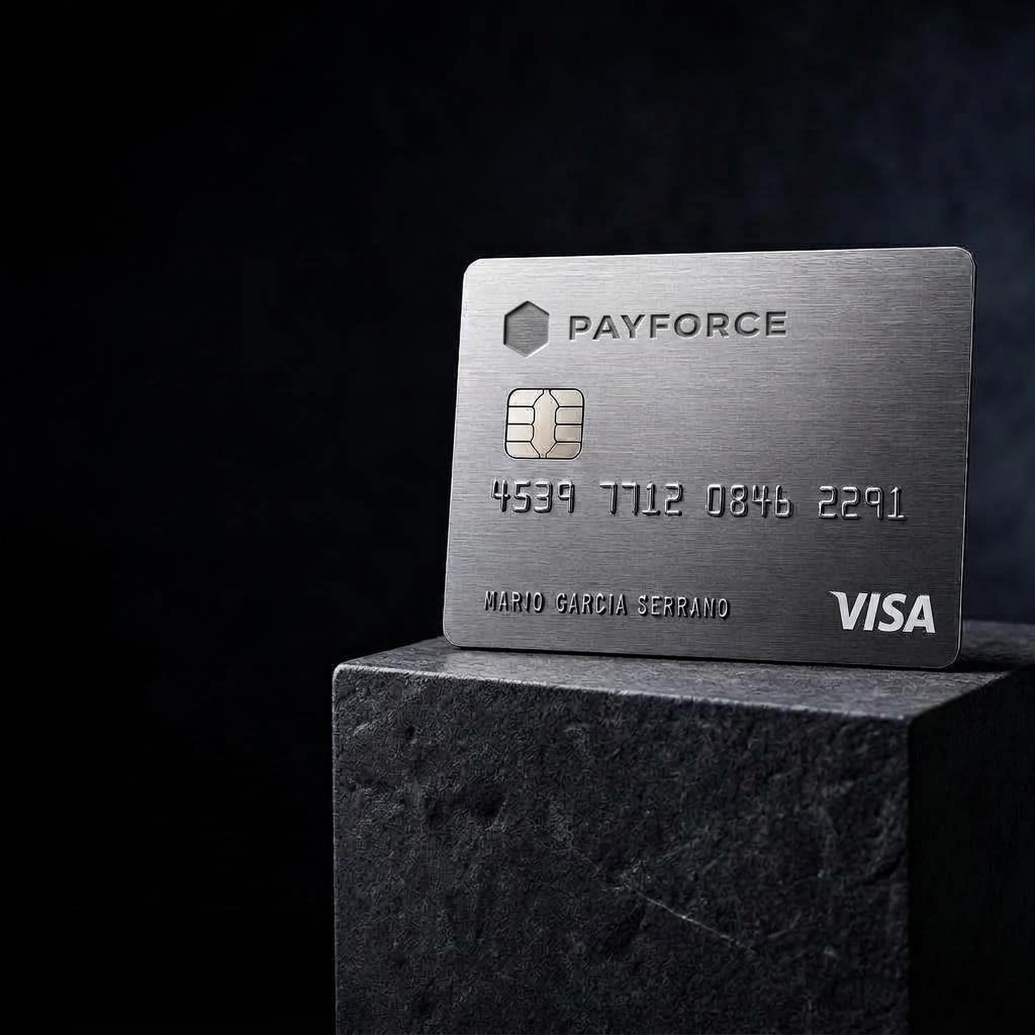 Tarjeta PayForce grabada